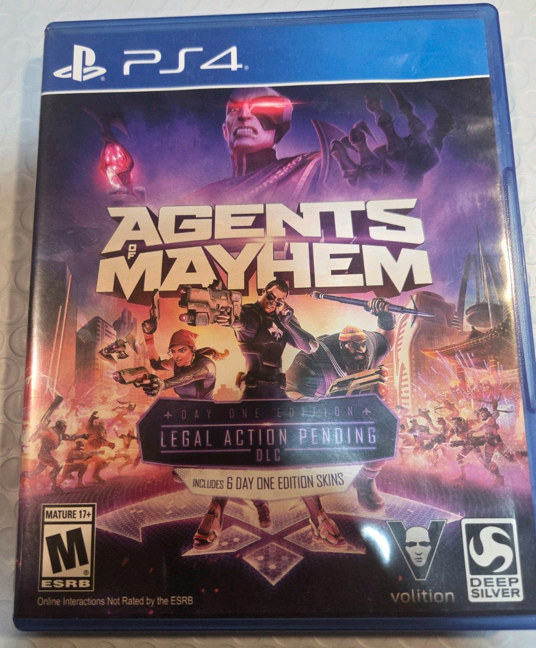Agents of Mayhem DAY ONE EDITION Legal Action Pending (PS4) PLAYSTATION 4 +code