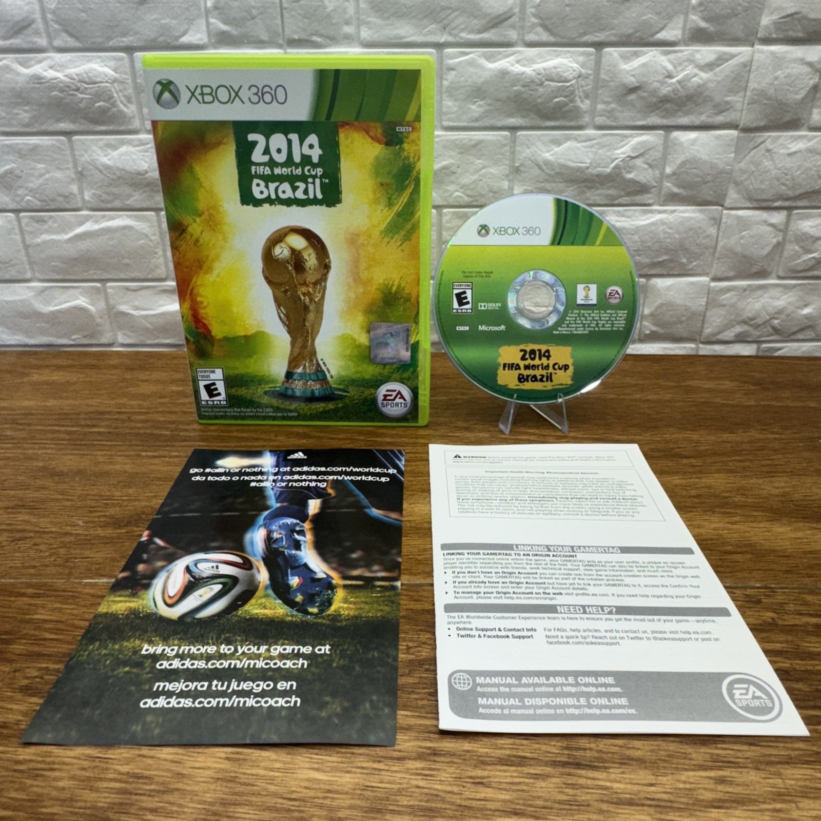 2014 FIFA World Cup Brazil (Microsoft Xbox 360) CIB Refurbished 1 Yr Warranty