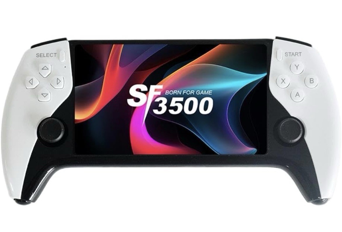 Multifunctional 5 Inch IPS HD Retro Handheld Game Console SF3500 Support Multi-S