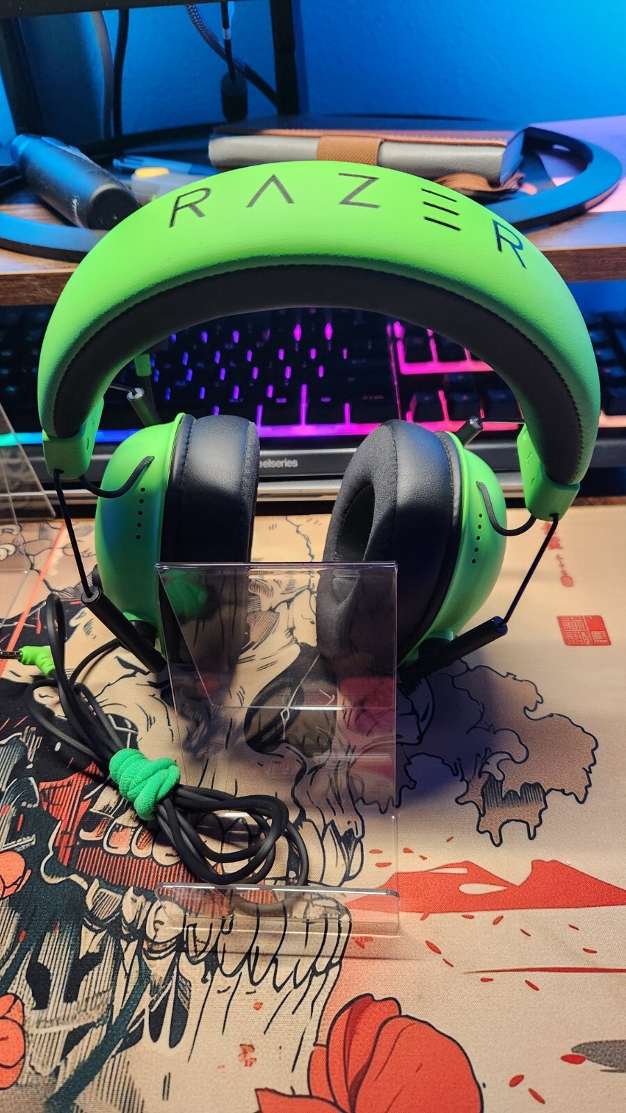 Razer BlackShark V2 X Gaming Headset 7.1 Surround Sound – Green