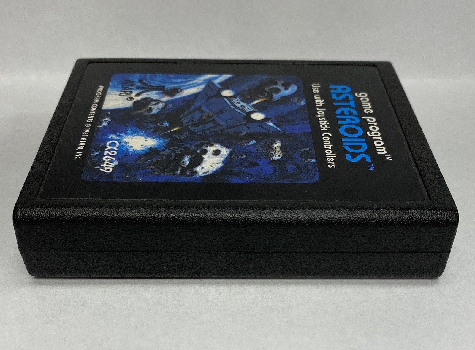 Atari 1981 Asteroids Game Program Cartridge