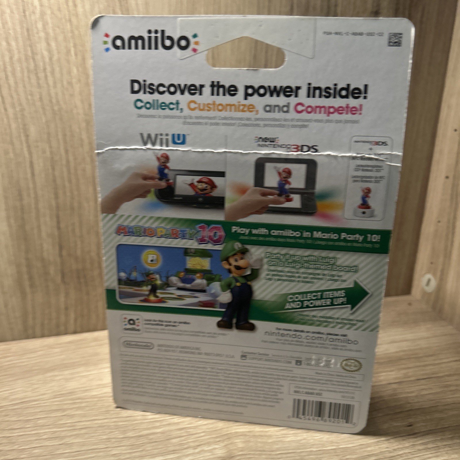Luigi Amiibo Super Mario Series Nintendo Brand New & Factory Sealed!
