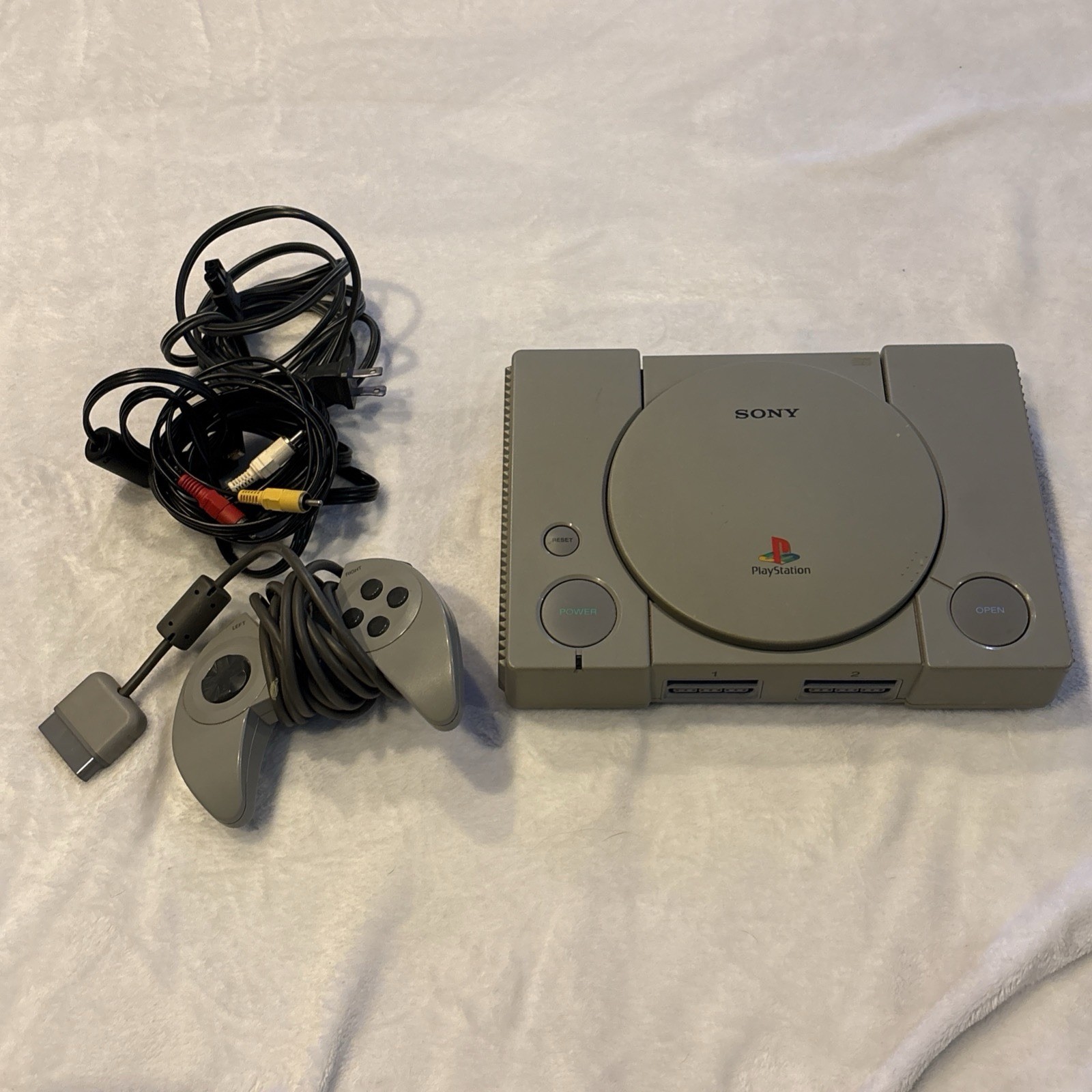 Sony PlayStation Classic Gray Console (tested And Working)