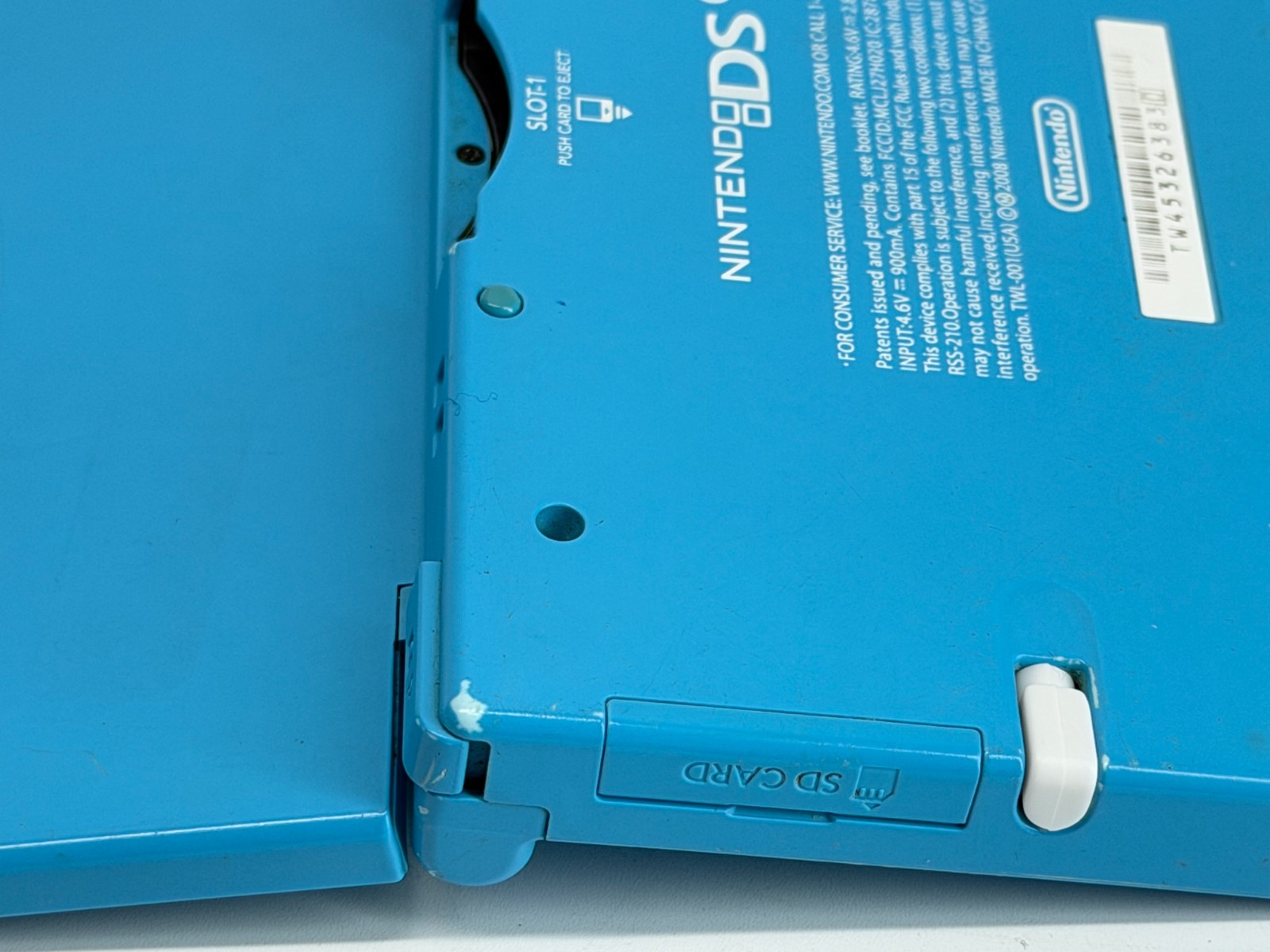 Nintendo DSi Light Blue Handheld System Bundle w/ Mario 64 * TESTED *
