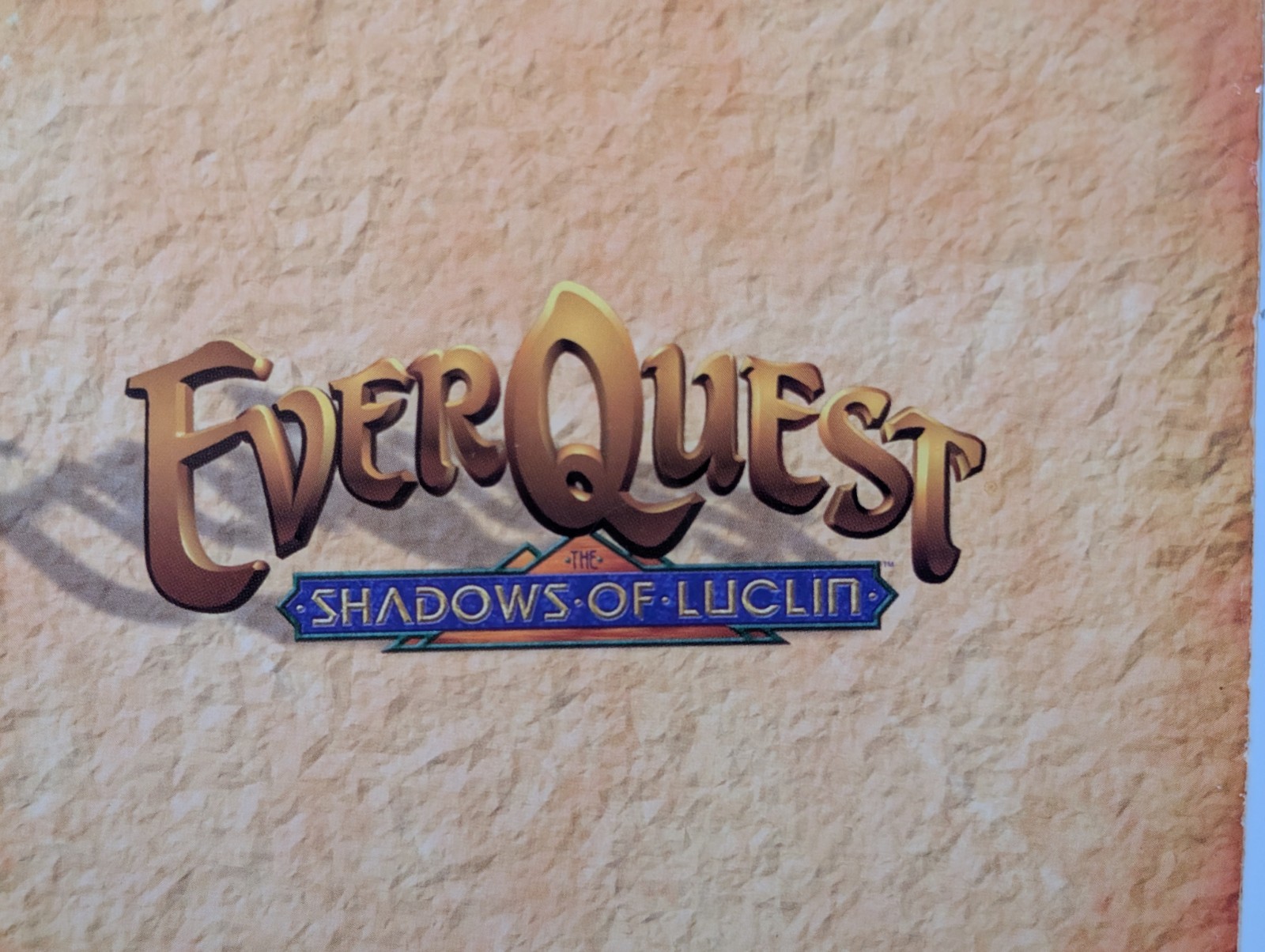 EverQuest: Shadows of Luclin (PC, 2001) Tested Working w/ Holder, 3 Discs
