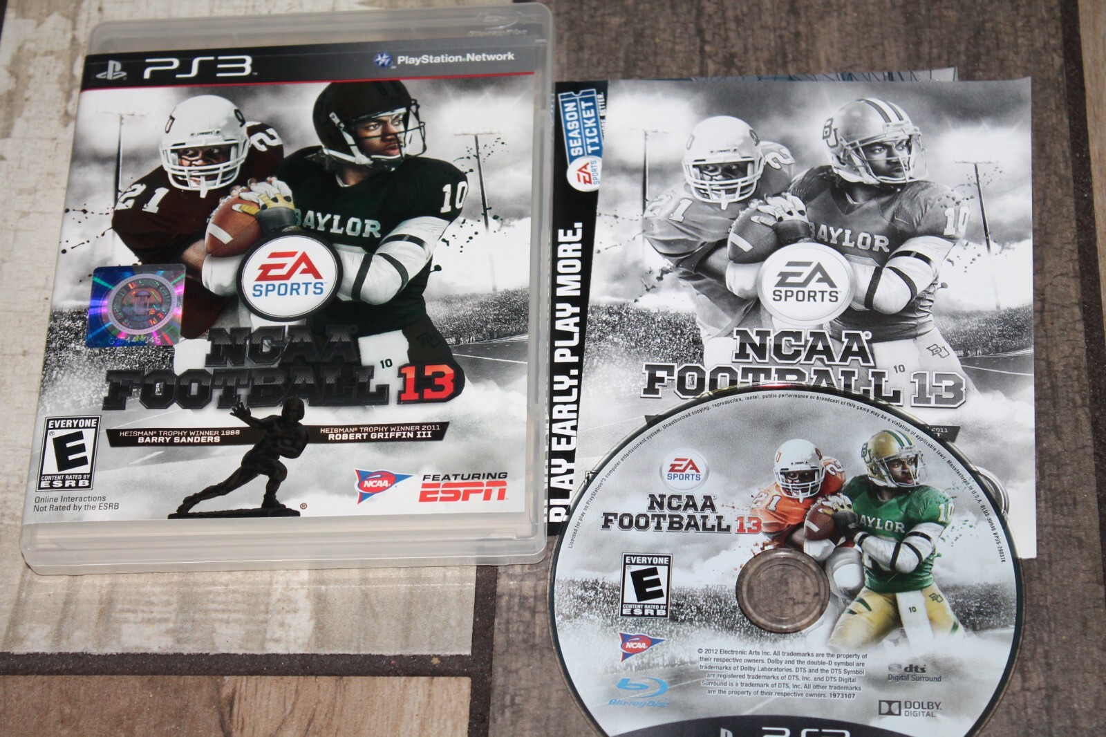 NCAA Football 13 2013 (Sony Playstation 3/PS3) – COMPLETE TESTED! FREE SHIPPING!