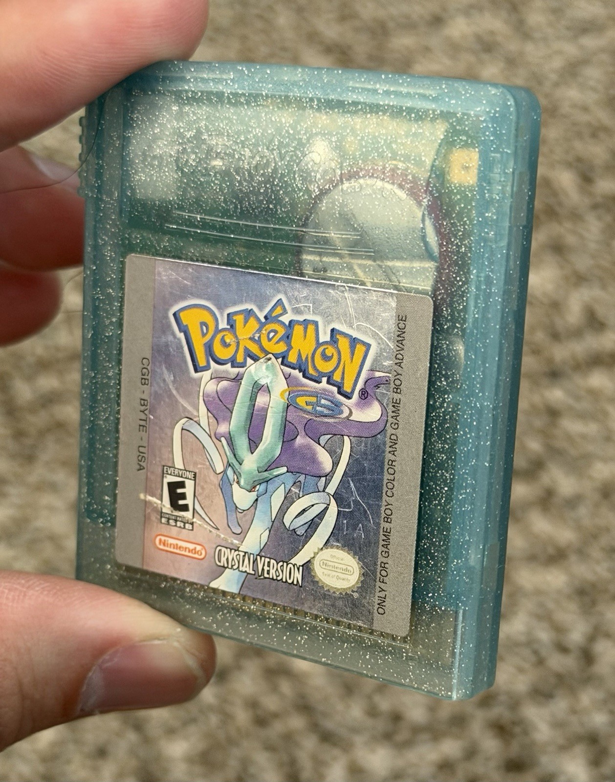 Pokemon: Crystal Version Game Boy Color 2001 Authentic Gameboy Tested