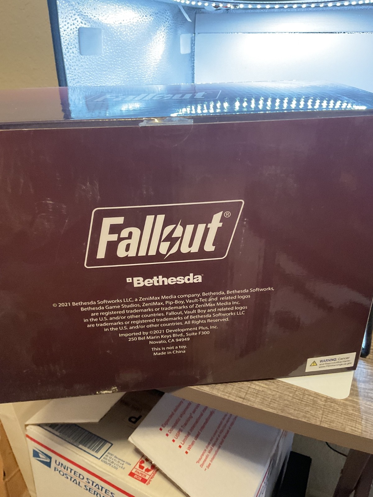 Fallout Brotherhood of Steel Bronze Colored Statue Limited Edition 209/800