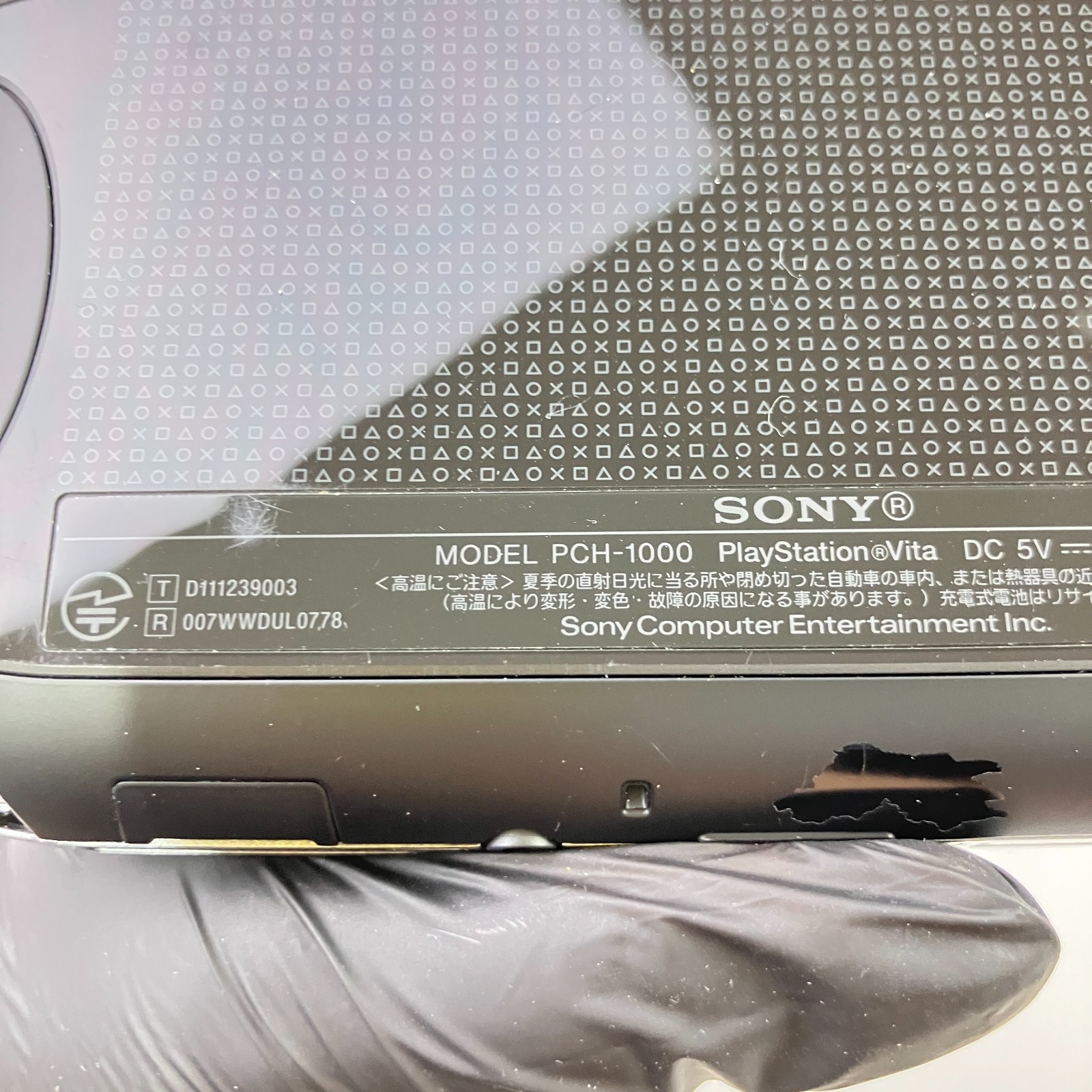 Refurbished PS Vita PCH-1000 Sony PlayStation Crystal Black Console Only Works 6