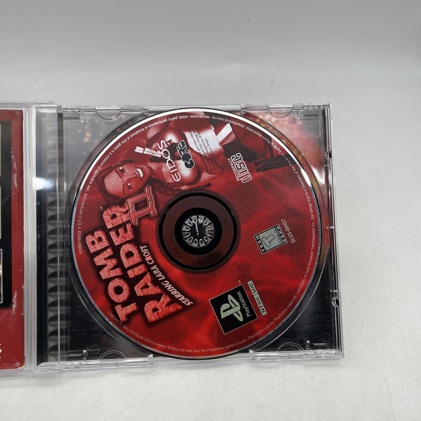 Tomb Raider II PS1 PlayStation 1 Complete W/ Manual CIB Tested