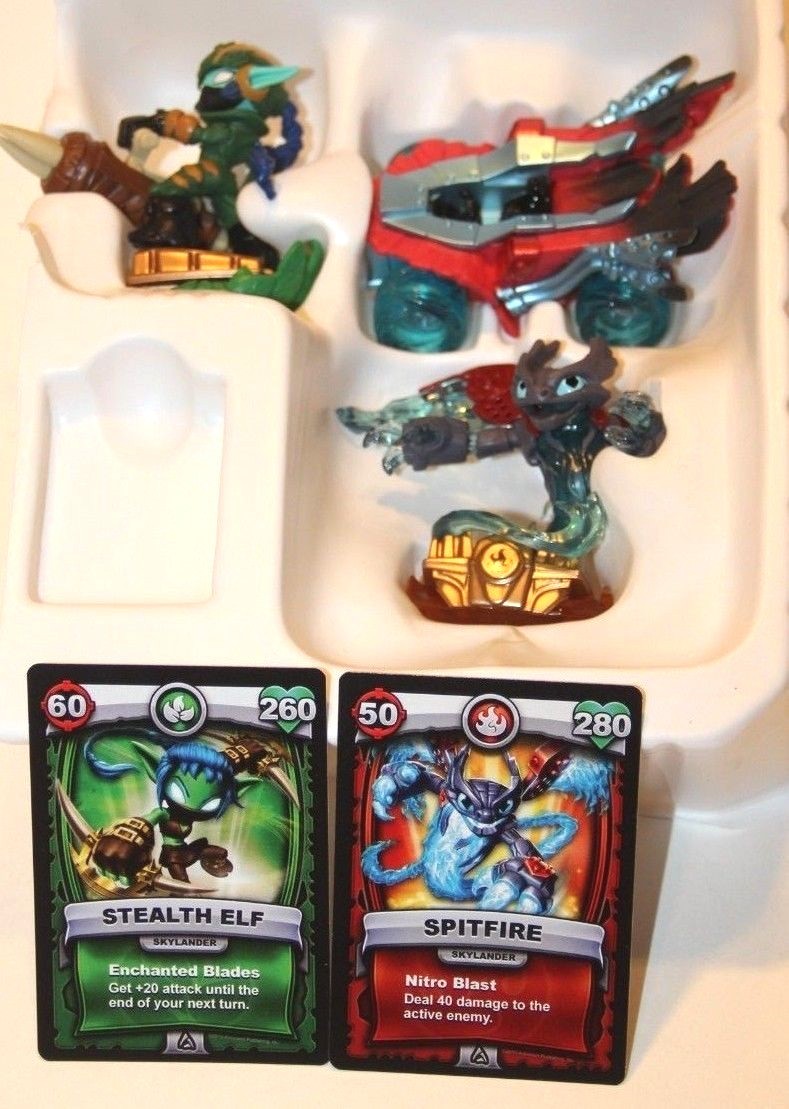 *New Spitfire Hot Streak Stealth Elf Skylanders SuperChargers Wii PS4 Xbox One👾