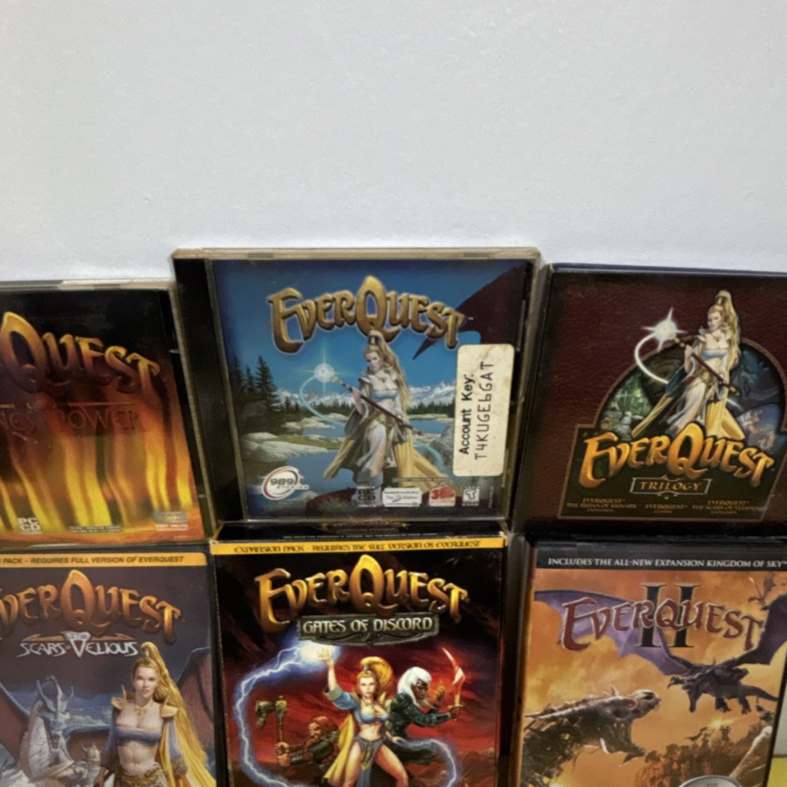 EverQuest PC Game Lot w/ Expansions & Manual (PC, Fantasy RPG) NTSC-U/C