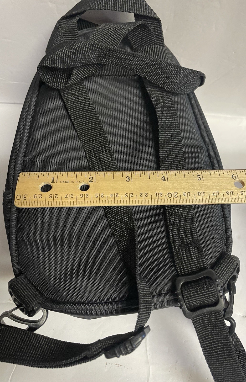 Nintendo Gray and Black Mini Backpack with Embroidered Mario