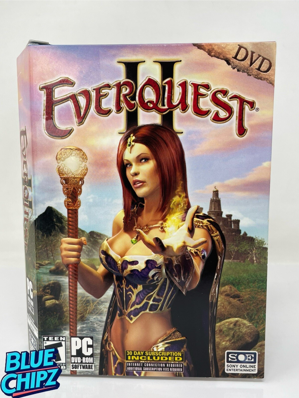 EverQuest II 2004 Sony Online PC Adventure Role playing Game.
