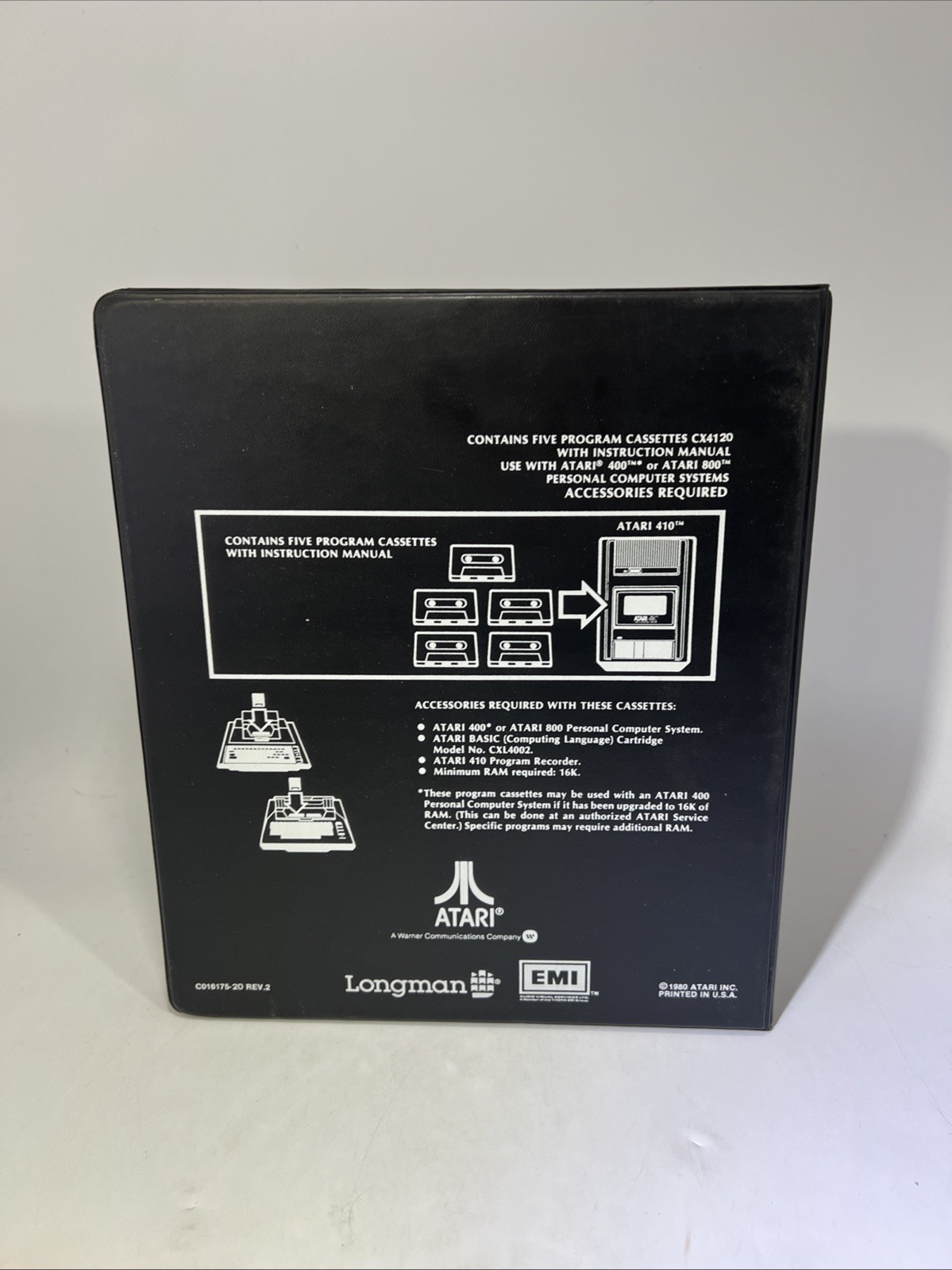 Atari 400/800 Conversational Spanish Model CX4120 Complete