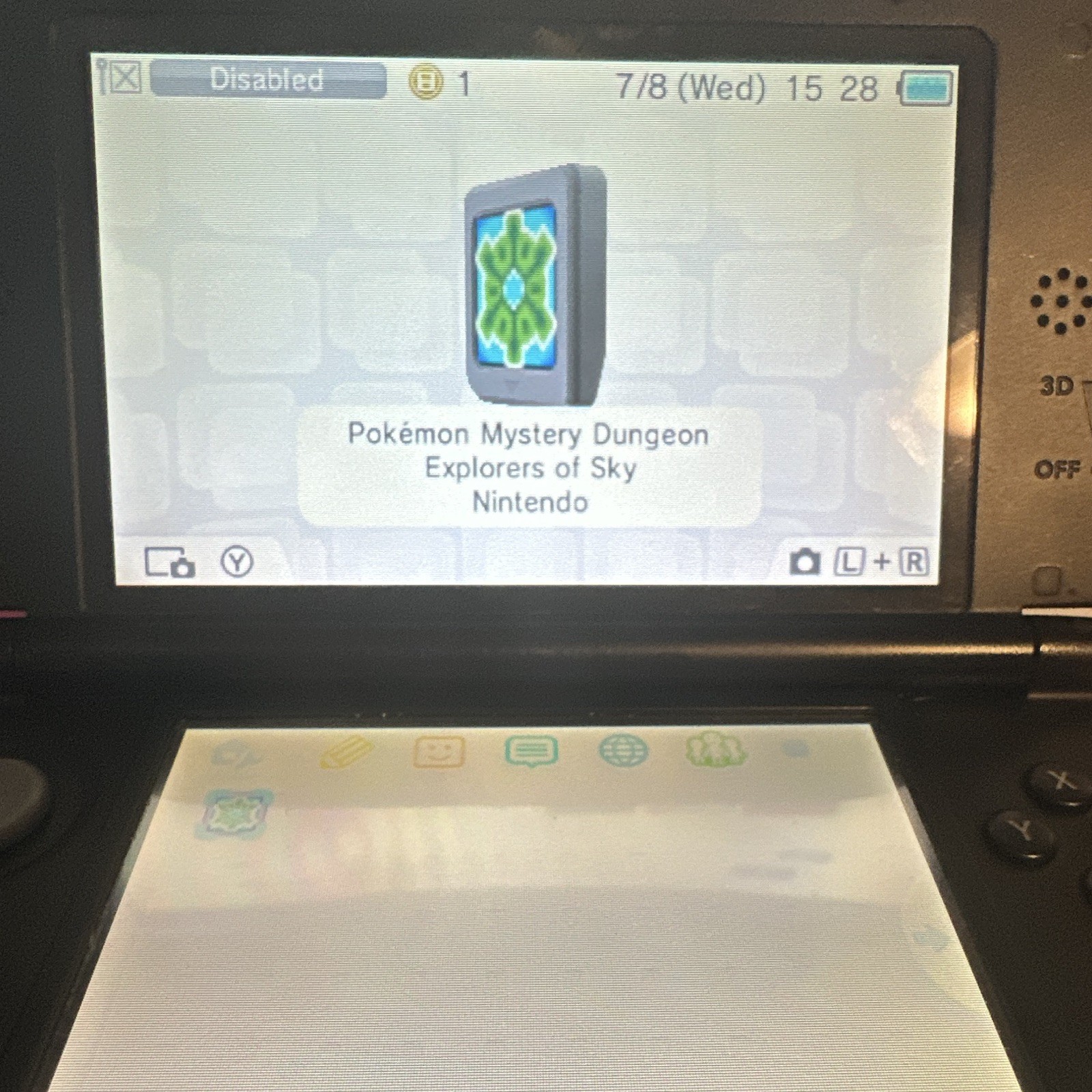 Nintendo Pokémon Mystery Dungeon: Explorers of Sky DS NTSC-U/C E Cartridge Only