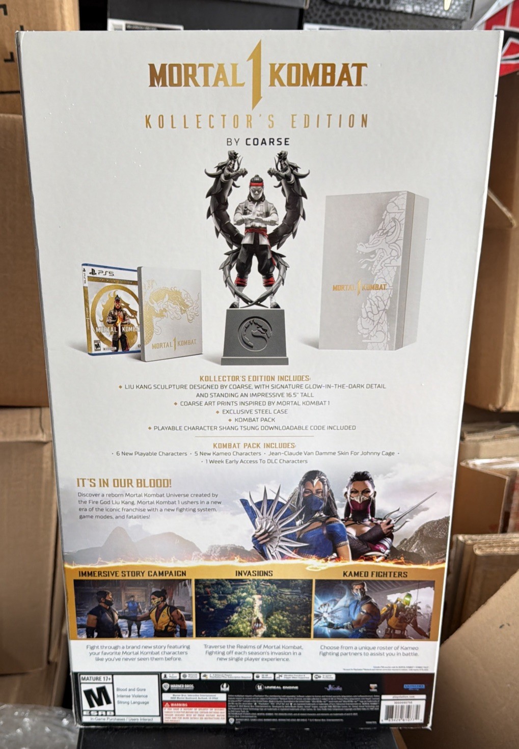 Mortal Kombat 1 Kollector’s Edition PS5 PlayStation 5 Collector’s CIB BRAND NEW