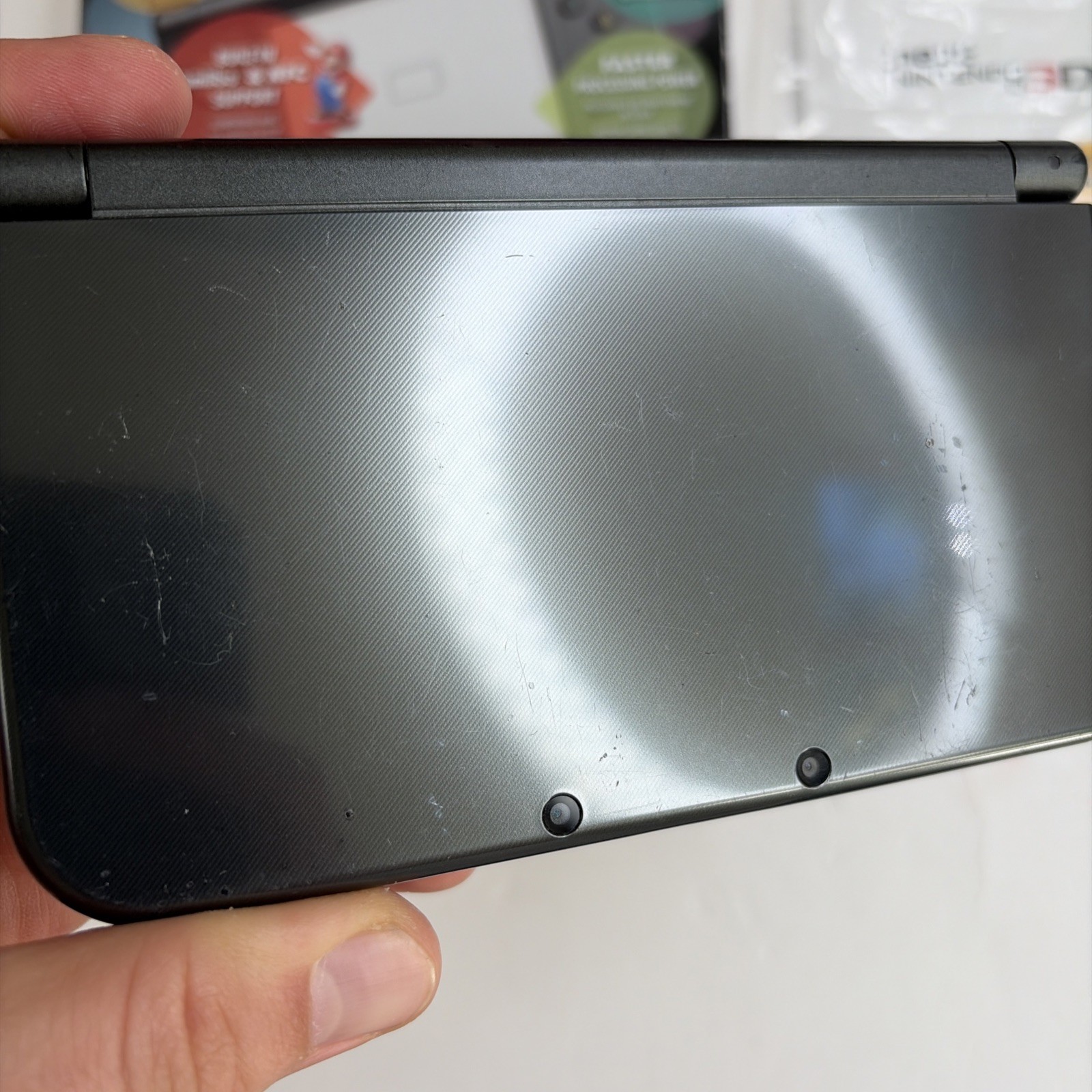 Nintendo New 3DS XL Black Complete Box W Top IPS! Charger Stylus US Model