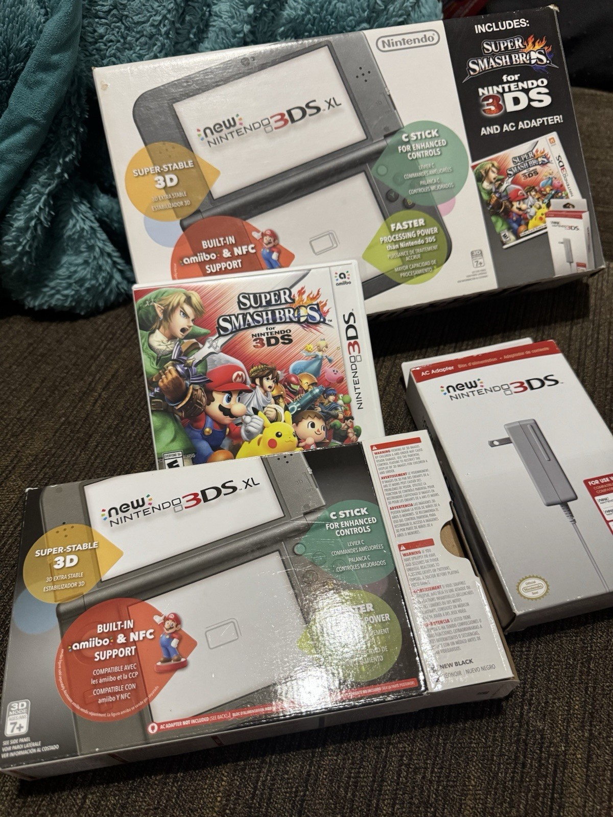 New 3ds Xl Costco Bundle Rare With Super Smash And Charger