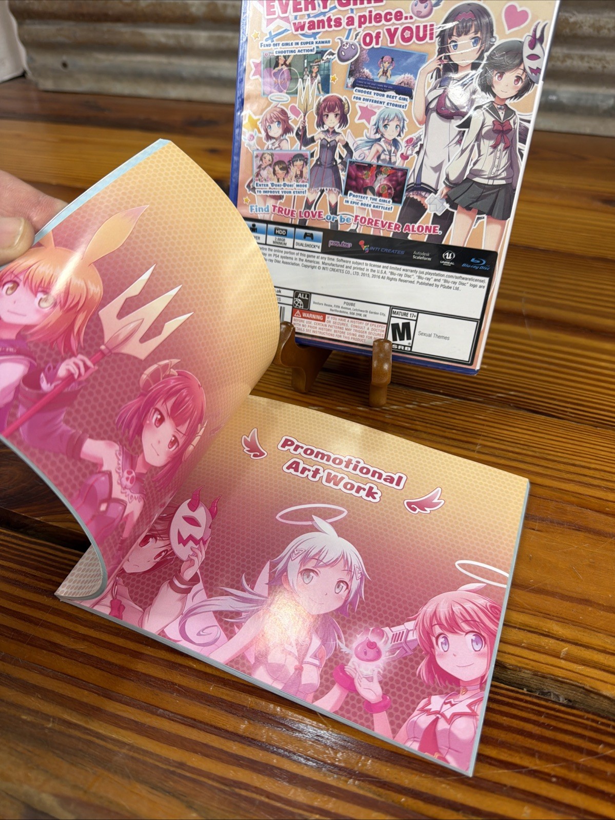 Gal Gun Double Peace Playstation 4 PS4 W/Art Booklet New Factory Sealed