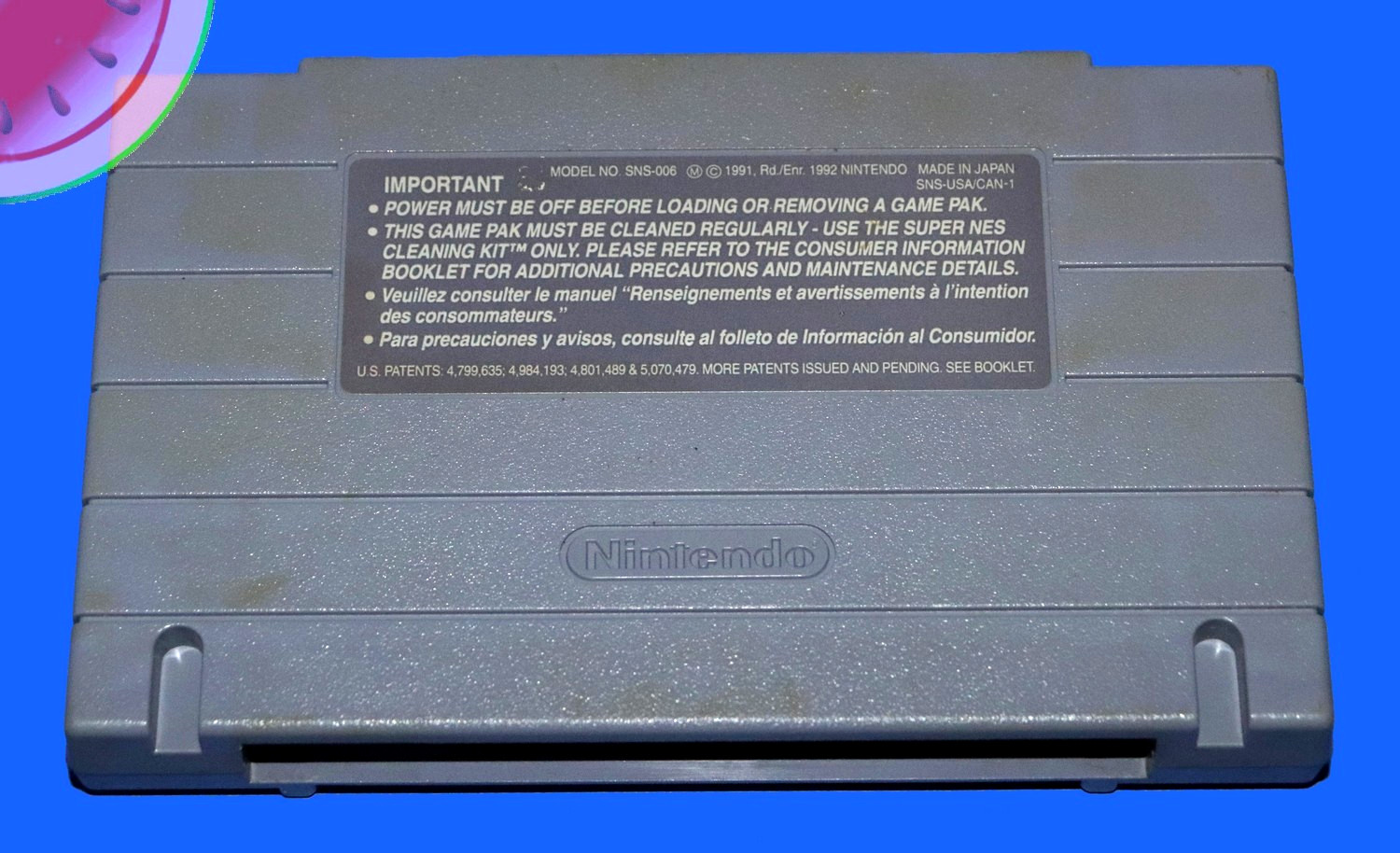 TESTED Super Nintendo SNES Game A.S.P. AIR STRIKE PATROL Seta FRESH New BATTERY!