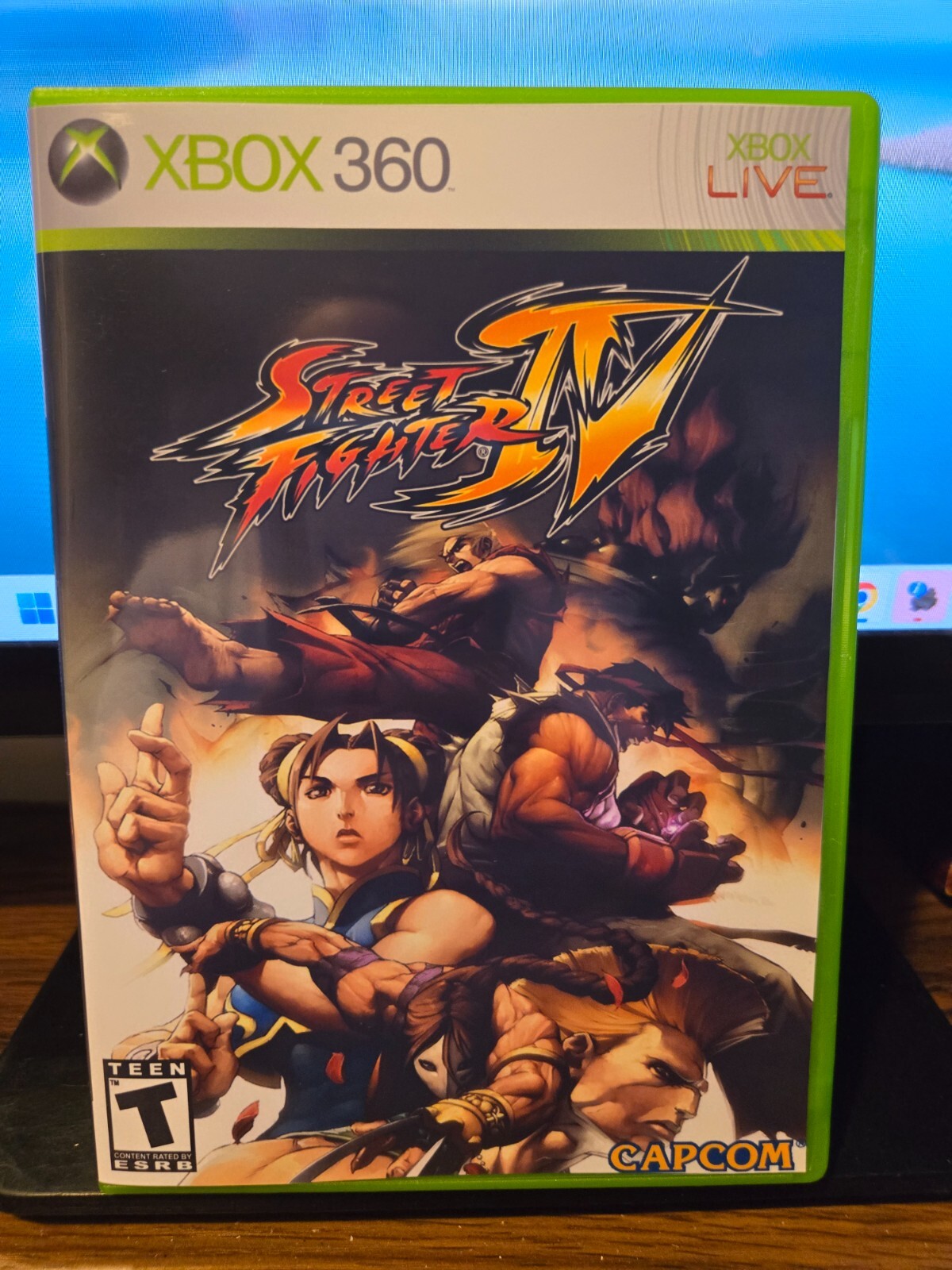 Street Fighter IV (Microsoft Xbox 360, 2009) Capcom, Custom Cover Art