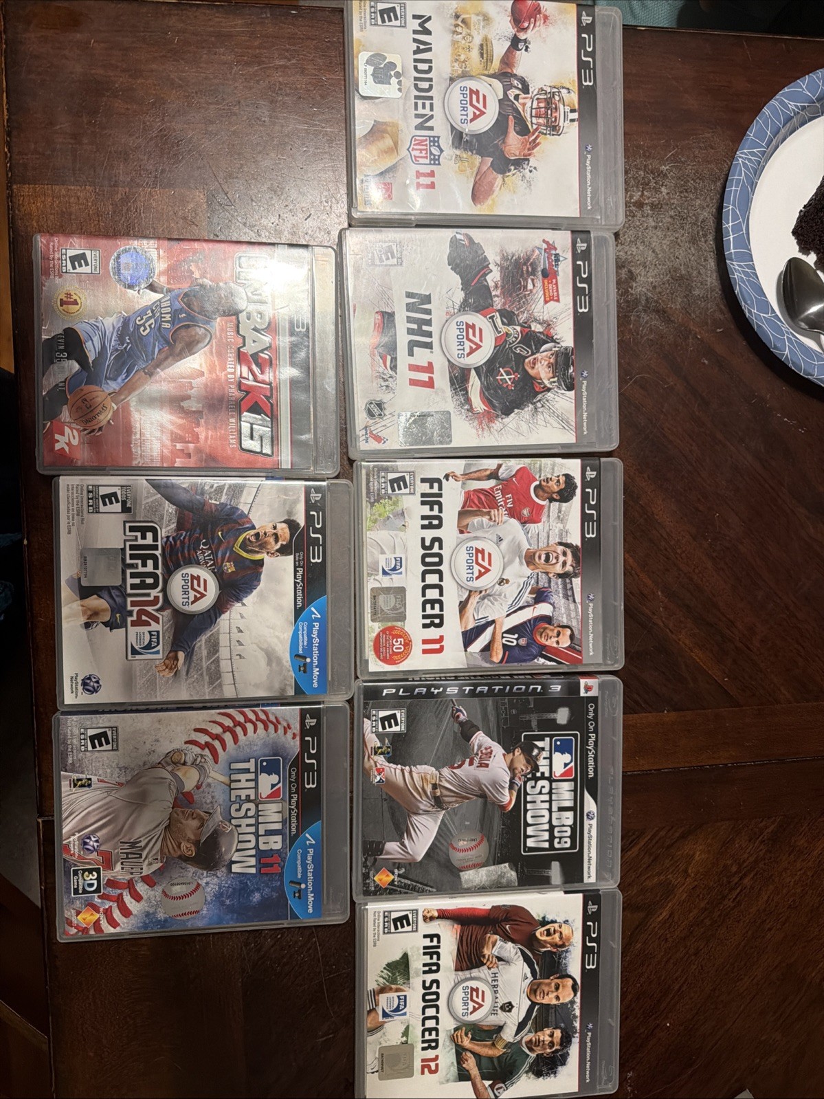 PlayStation 3 Sports Lot – NBA, FIFA, Madden, MLB, NHL – 14 Game Bundle – PS3