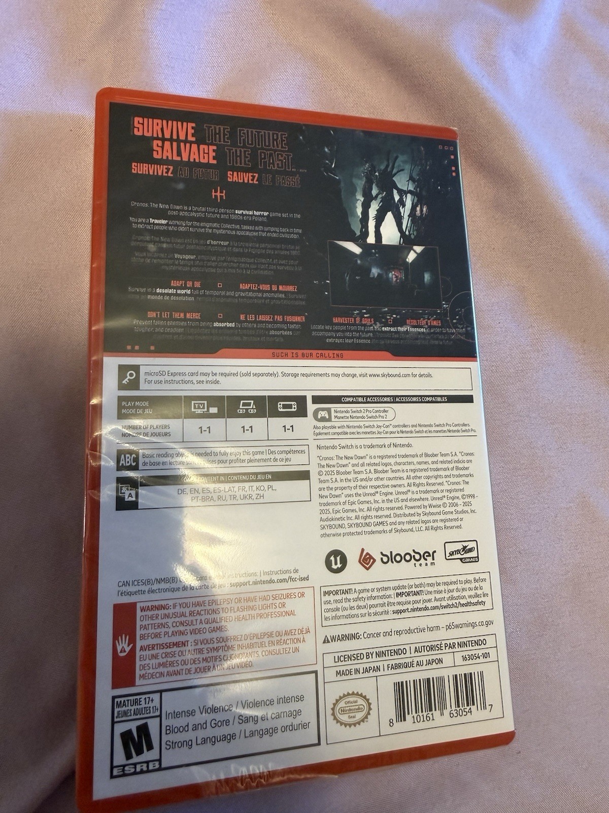Skybound Games Cronos: The New Dawn Game-Key Card Switch 2 M NTSC-U/C