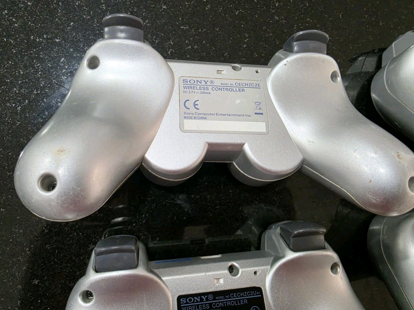 Official Sony PlayStation 3 PS3 Silver DualShock 3 Wireless Controller Read