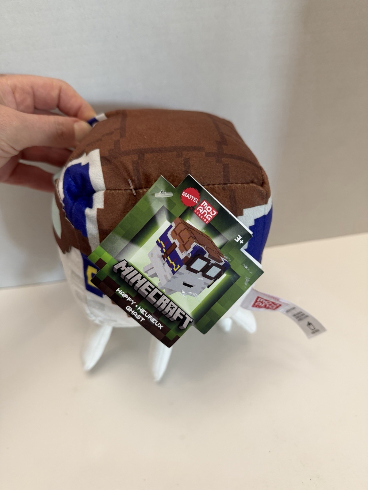 Mattel Minecraft Happy Heureux Ghast Plush Toy Hand Washable HBN39 JMY76