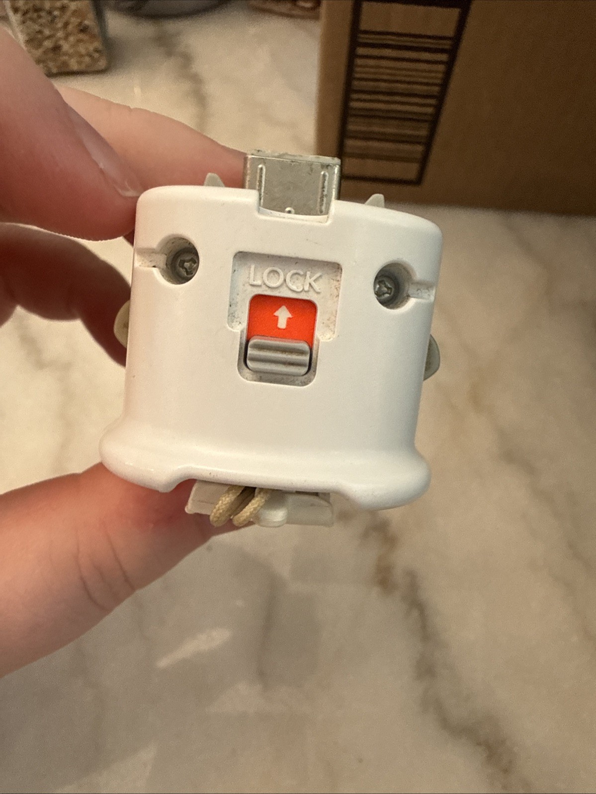 Authentic OEM Nintendo Wii Motion Plus Adapter Great White Tested