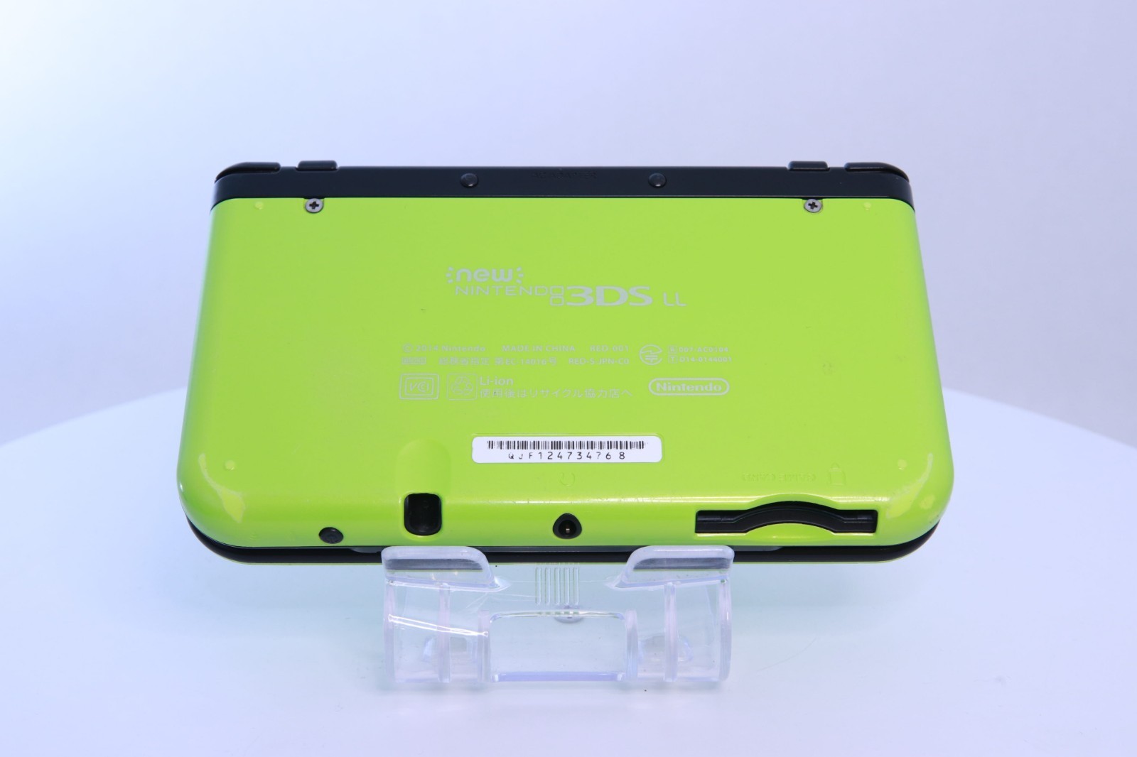 New Nintendo 3DS LL XL Lime Black [Rank : B]Region-locked