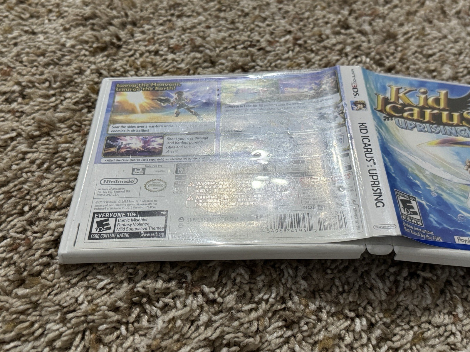 Kid Icarus: Uprising – Nintendo 3DS, USA Version, Rare