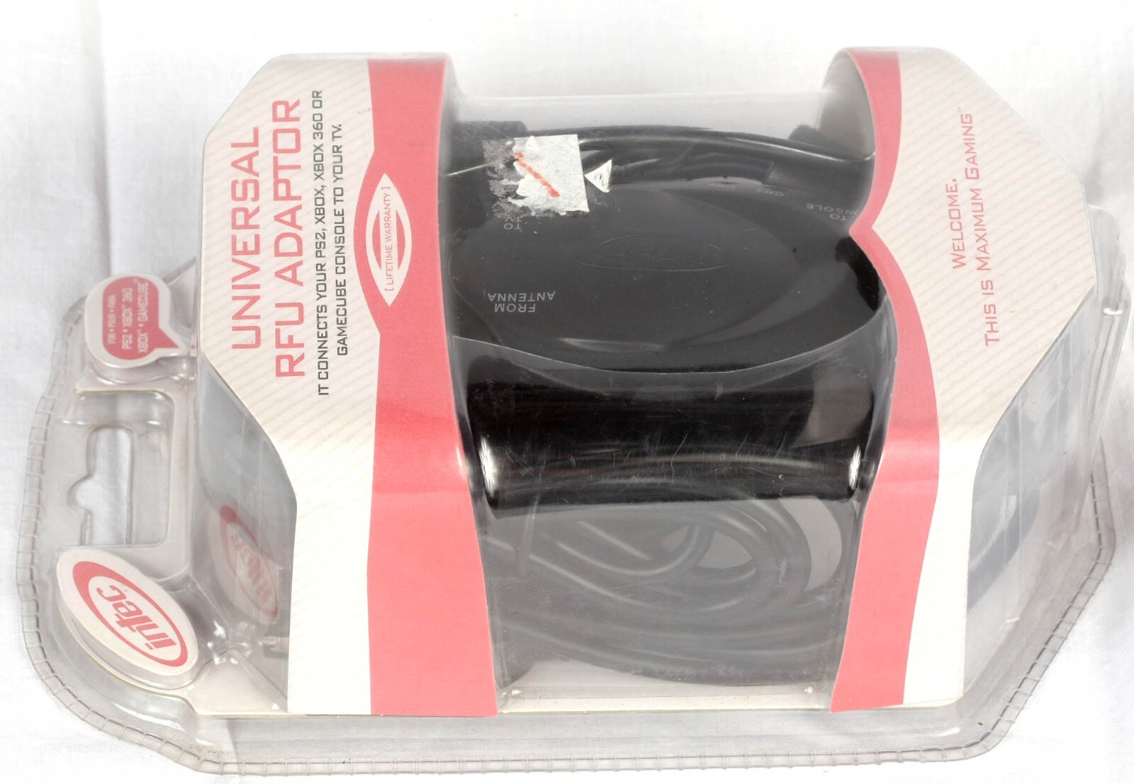 NEW Intec Universal RFU Adapter Connects XBOX, PS2, XBOX 360, & Gamecube to TV