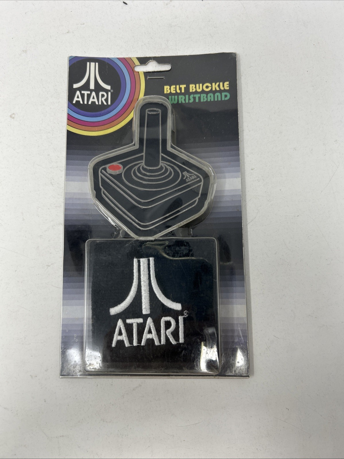 Atari Joystick Belt Buckle and Wristband Retro Gaming New In Package