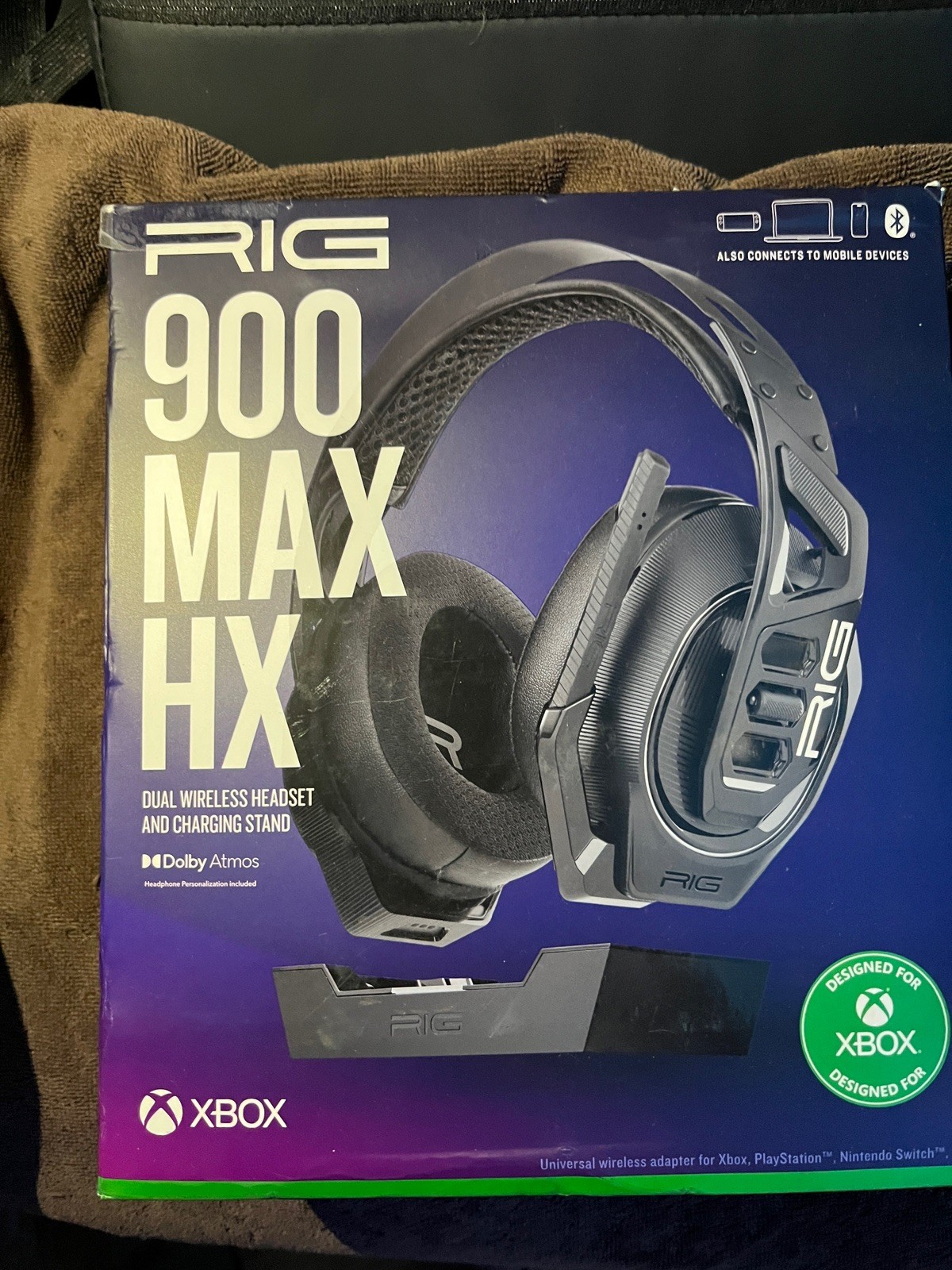 RIG 900 MAX HX wireless gaming headset, for Xbox, PC, & mobile with Dolby Atmos