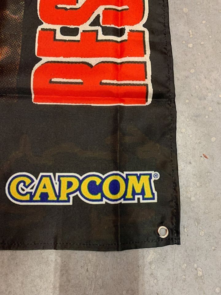 Resident Evil Custom Wall Flag Tapestry 3 x 3 Ft, PS1