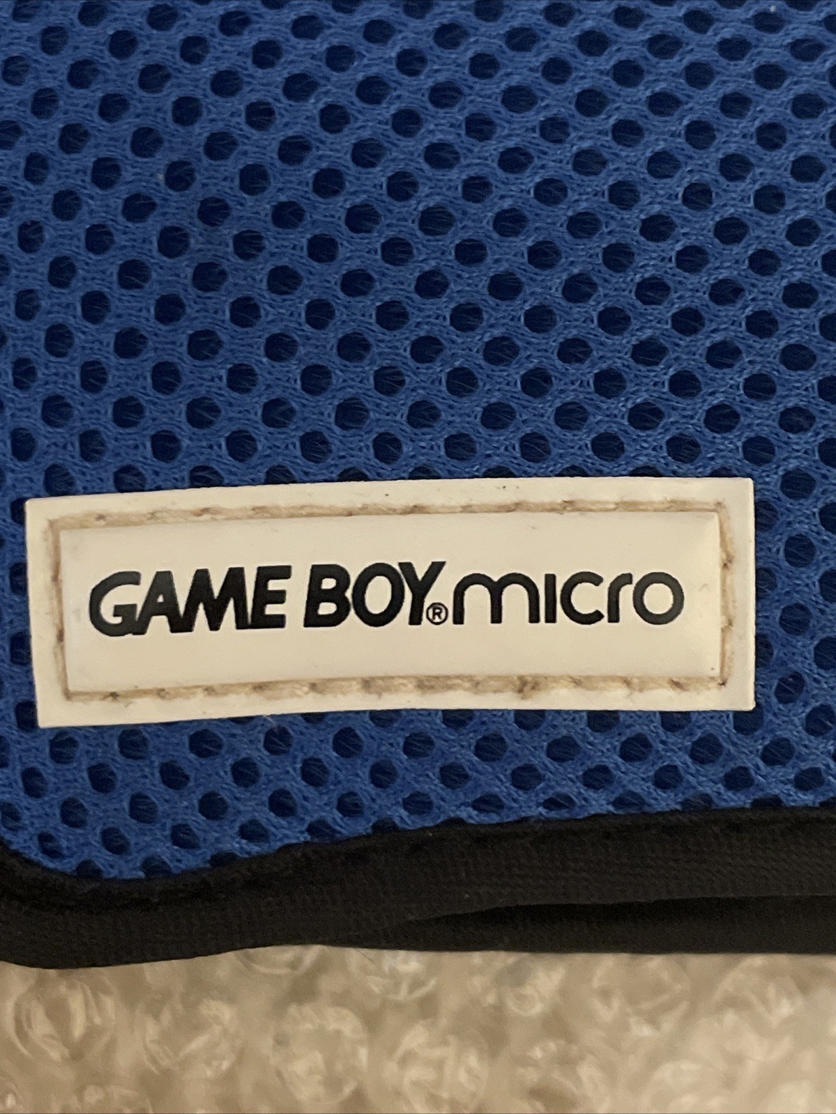 Nintendo Game Boy Micro Carry Soft Blue Pouch HORI
