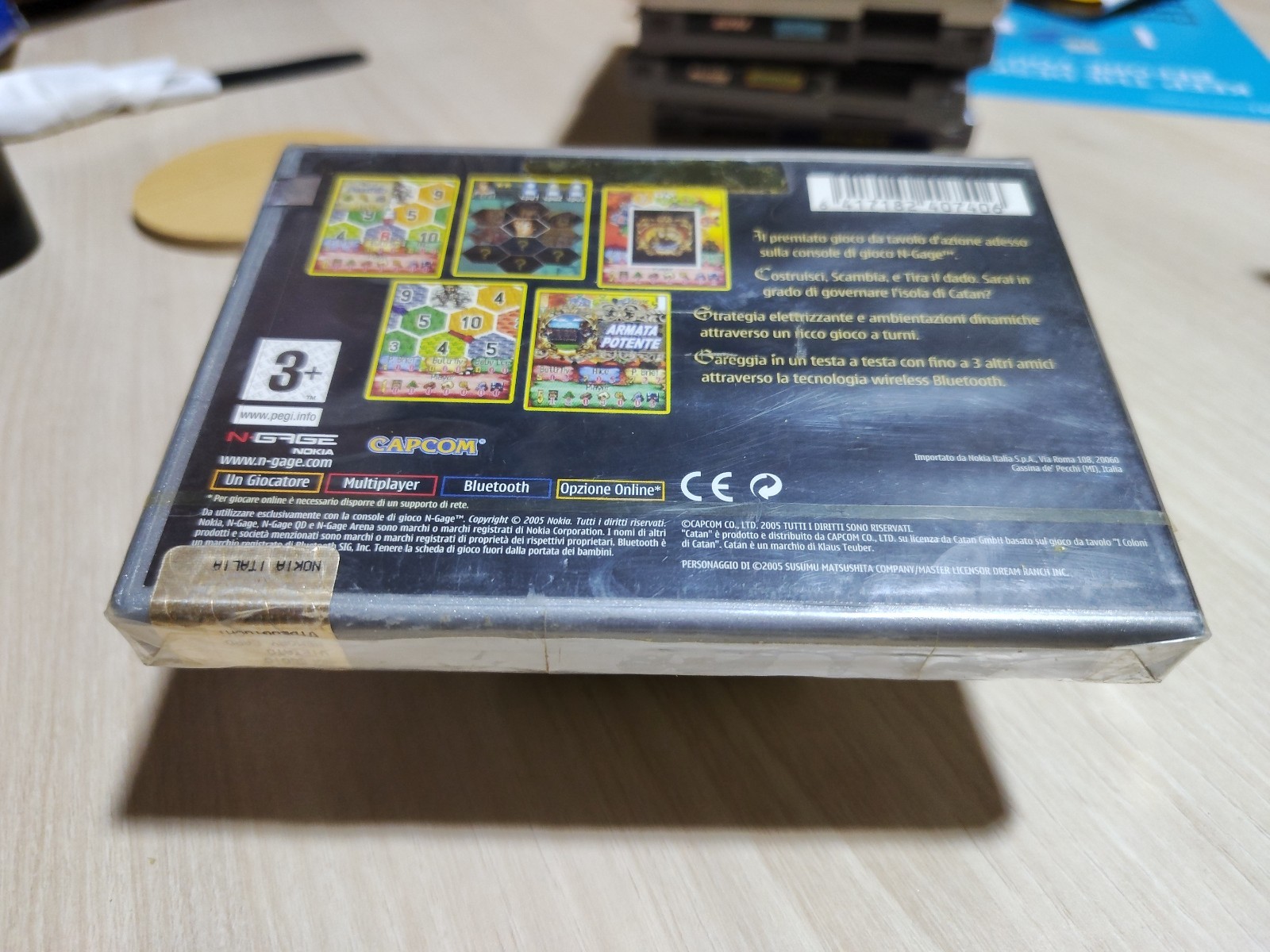 Catan Capcom Rare New N-Gage Nokia Italy Game Sealed