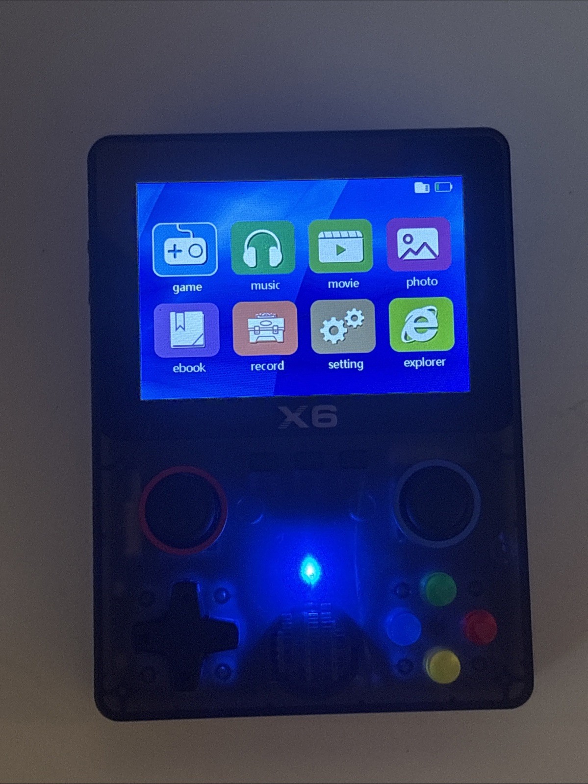 X6 Handheld Game Console 3.5″ IPS Dual Joystick 11 Emulators 32GB