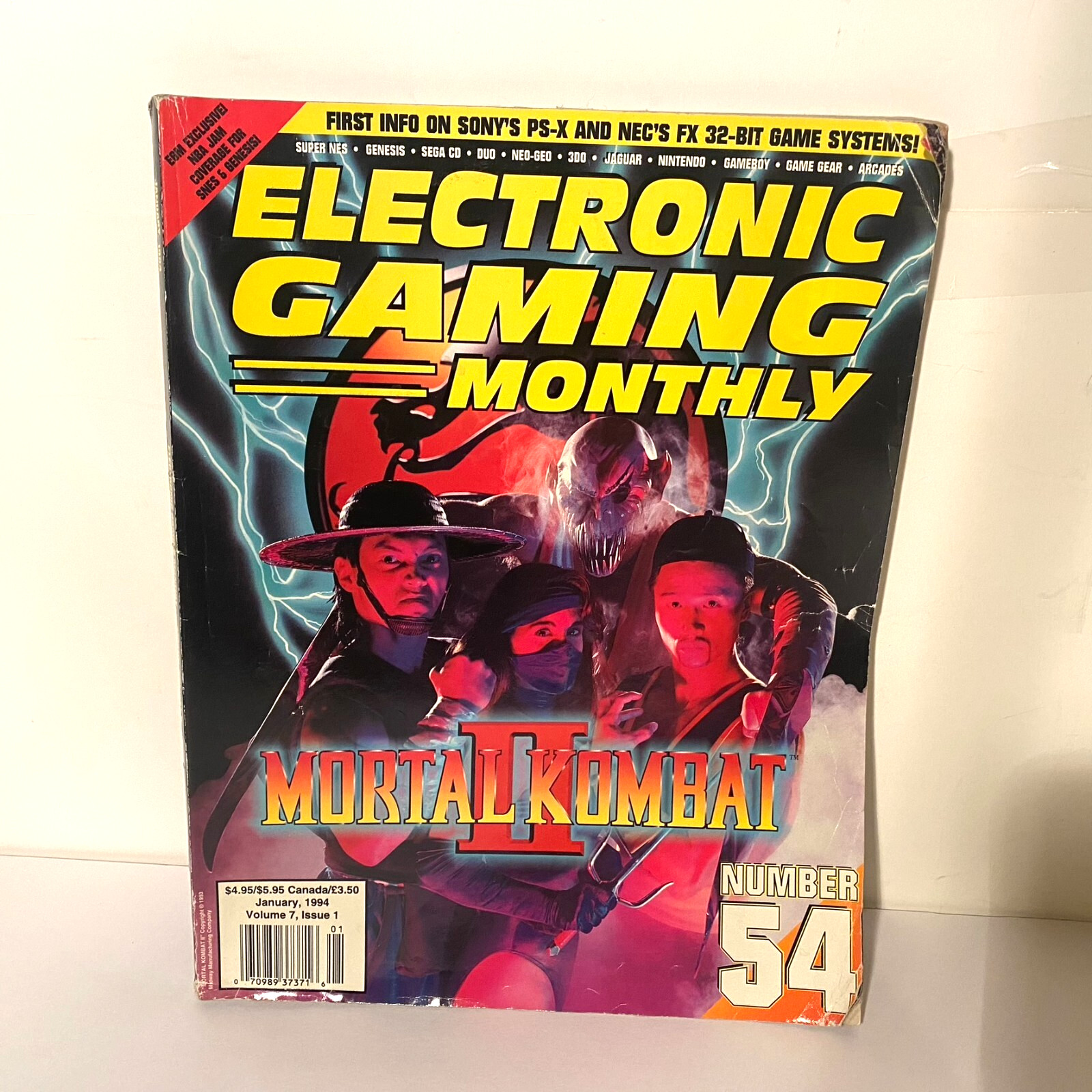 Electronic Gaming Monthly – Volume 7 / Issue 1 – Jan 1994 – Mortal Kombat II
