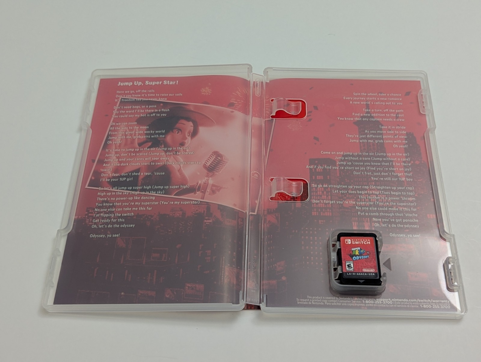 Super Mario Odyssey (Nintendo Switch, 2017) with Case – Tested