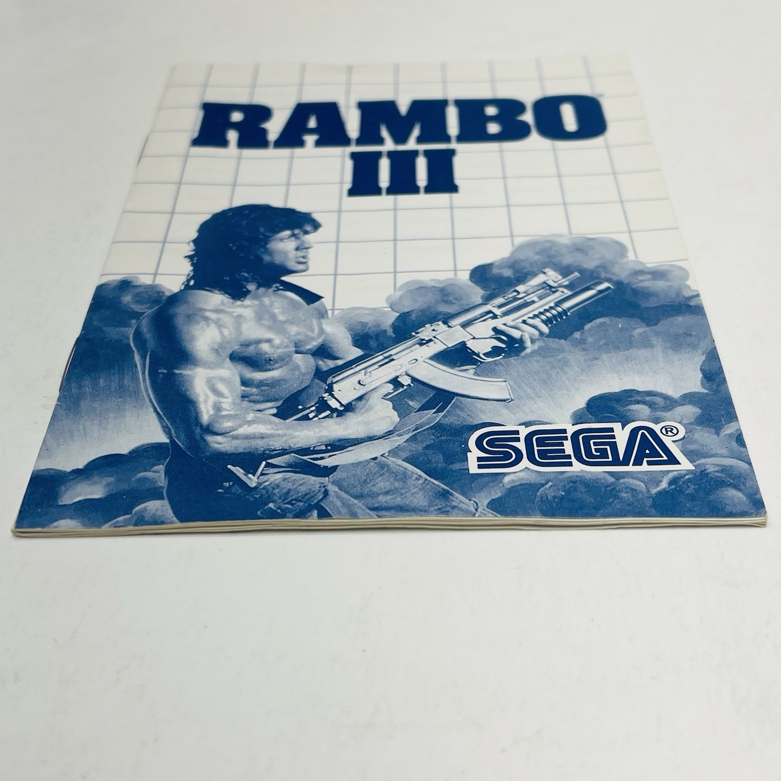 Rambo III 3 (Sega Master System, SMS 1986) CIB Complete w/ Manual Authentic