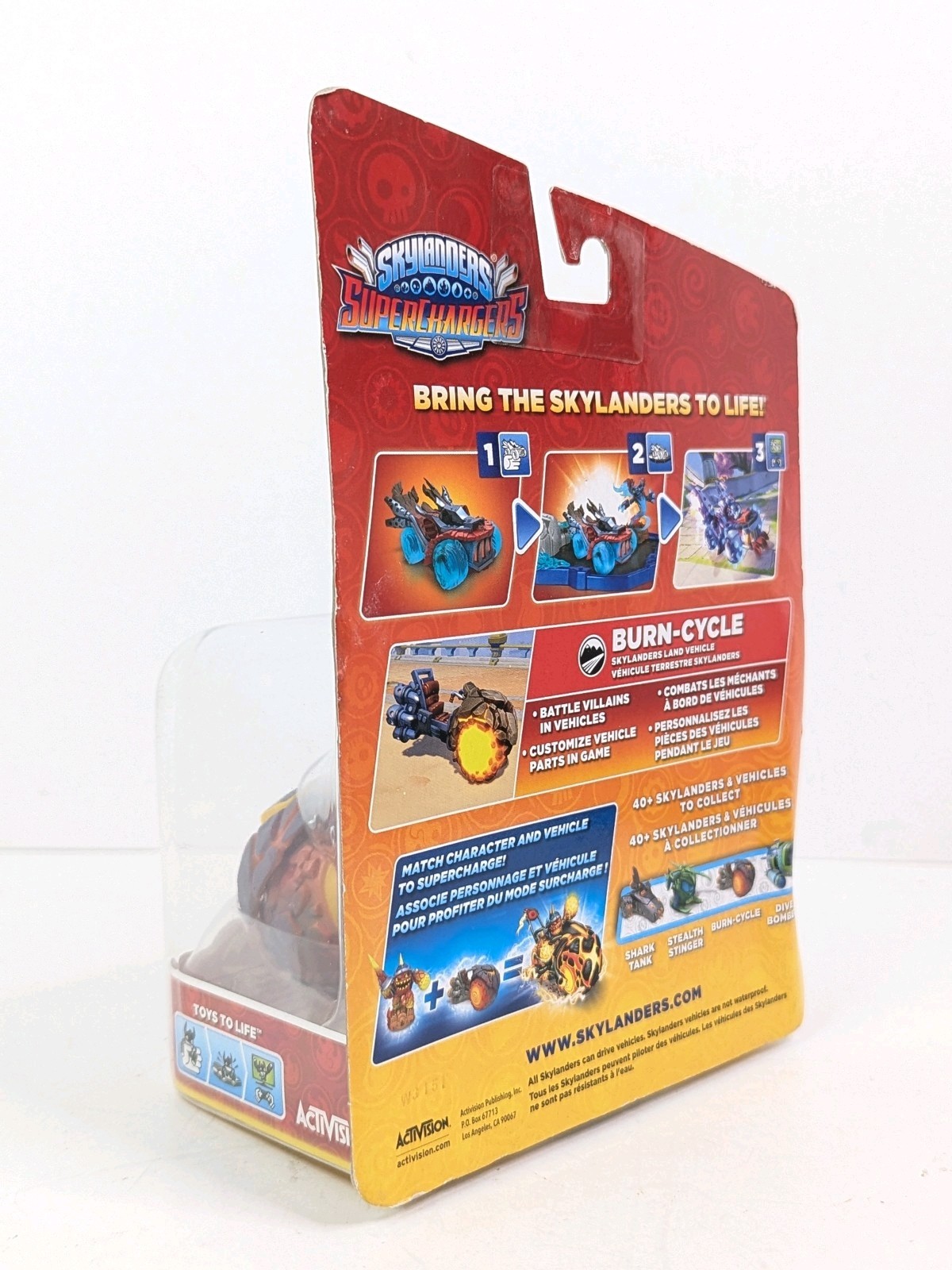 Skylanders Superchargers Figure Activision: Burn-Cycle Land Vehicle 2015 New