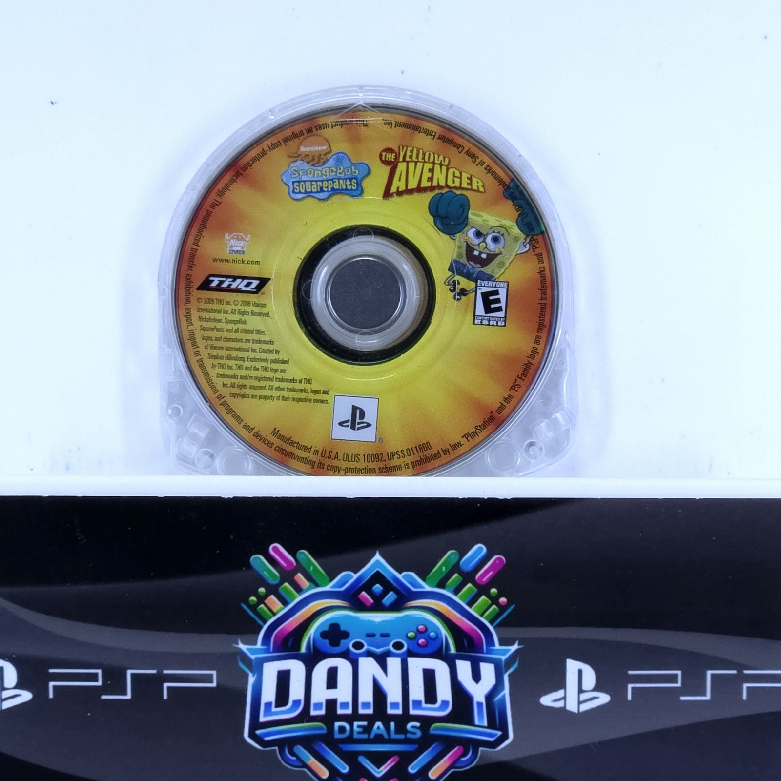 SpongeBob SquarePants The Yellow Avenger Tested – PSP