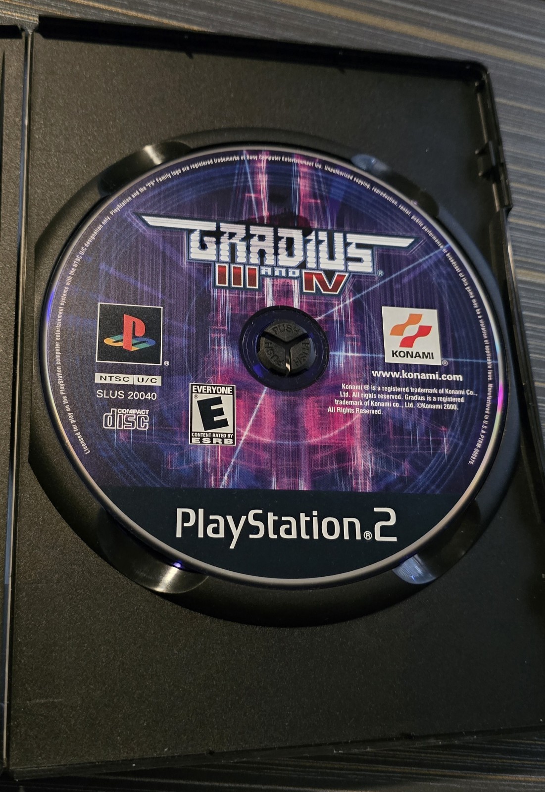 Konami Gradius III and IV PS2 E NTSC-U/C 2000 Shooter Arcade Gradius Series