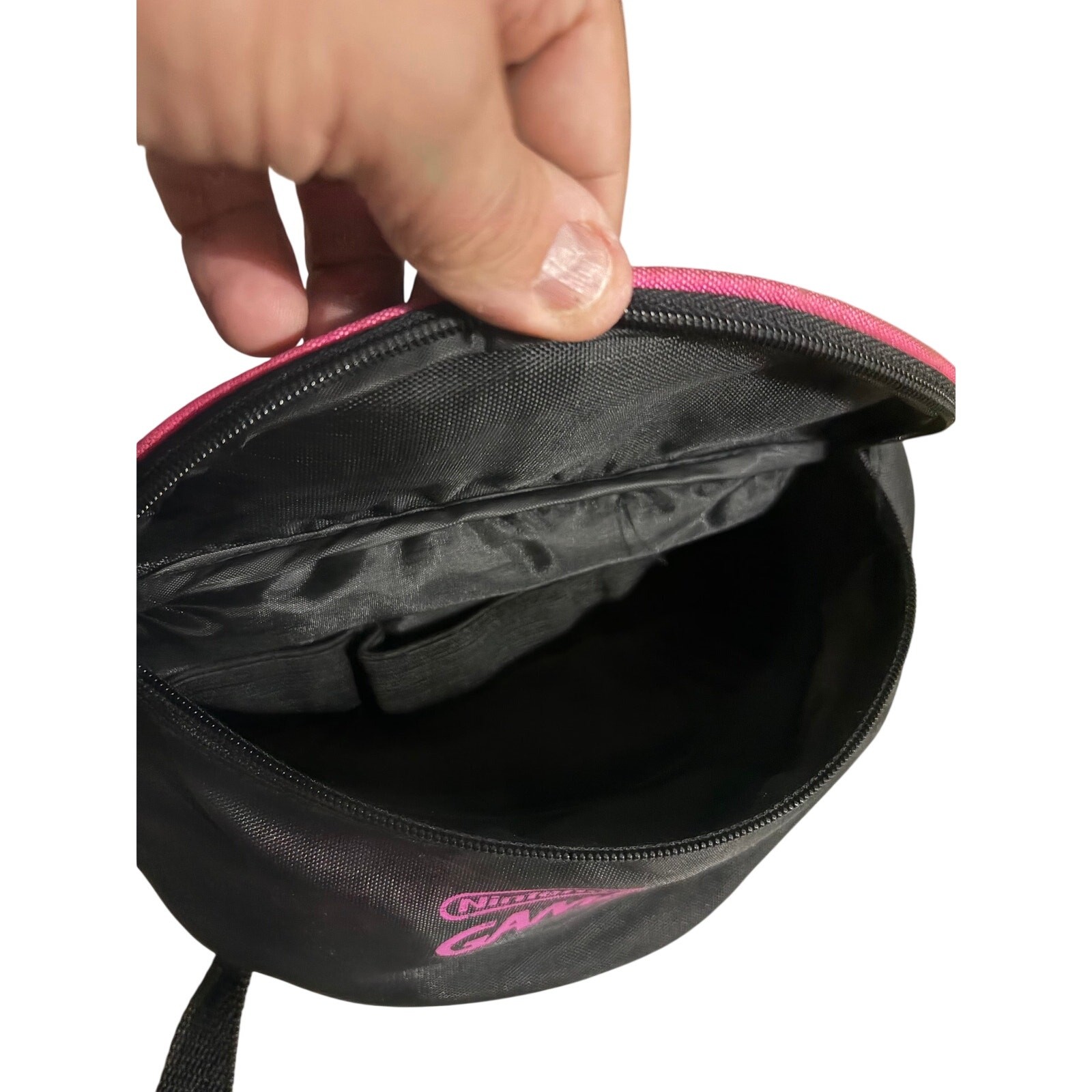 VINTAGE Nintendo Game Boy Gameboy Black Hot Pink Fanny Pack Retro 90s Vtg