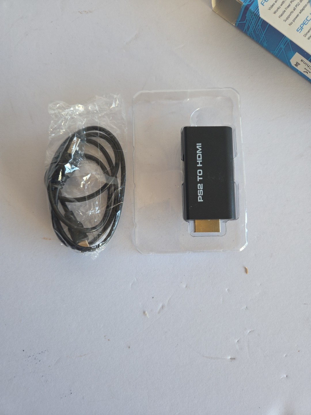 PS2 to HDMI Video Converter – G300 – USED CONDITION – Untested Free Returns