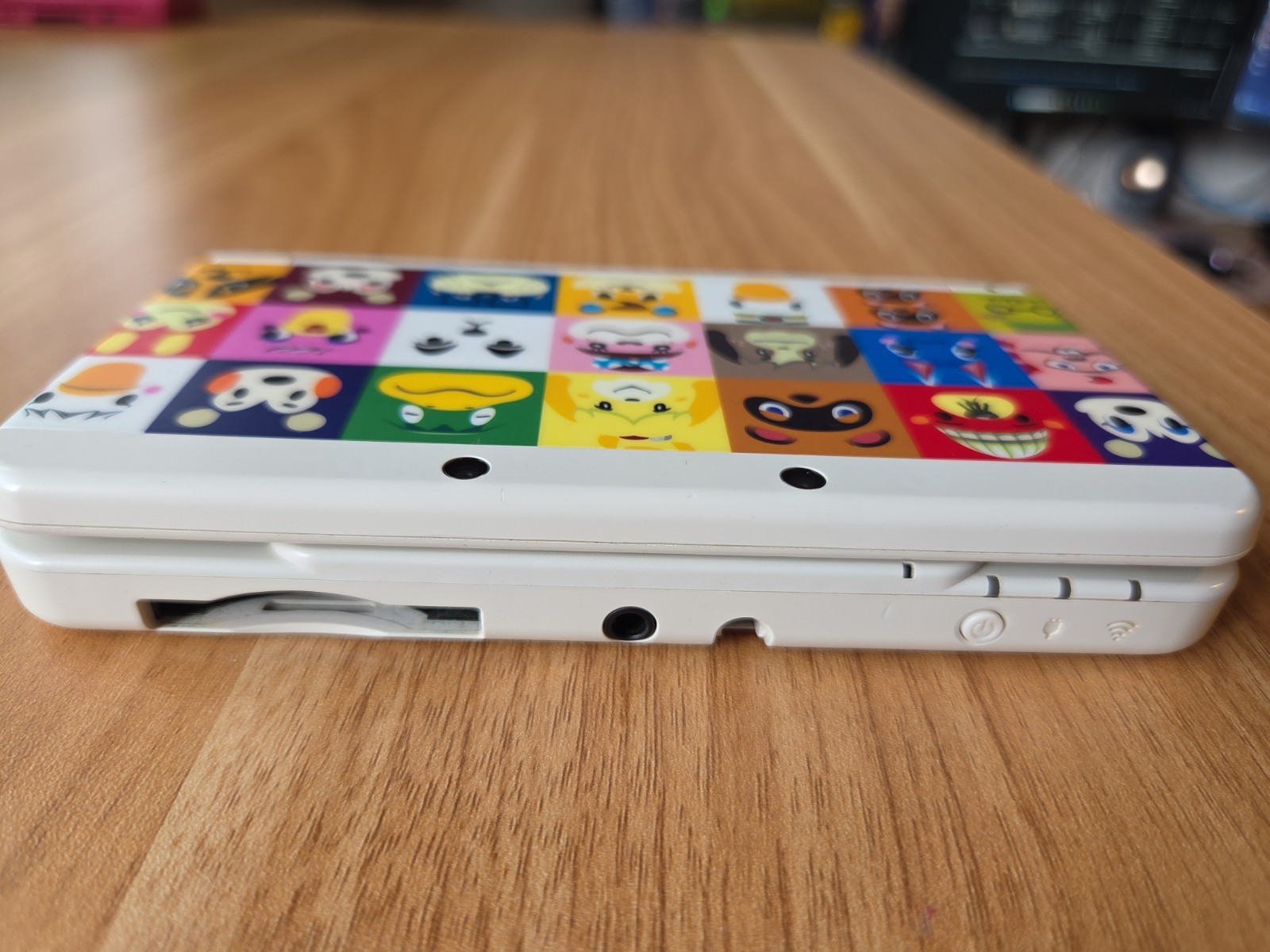 Nintendo New 3DS Animal Crossing Cover Plates White Console Tested Japan Region