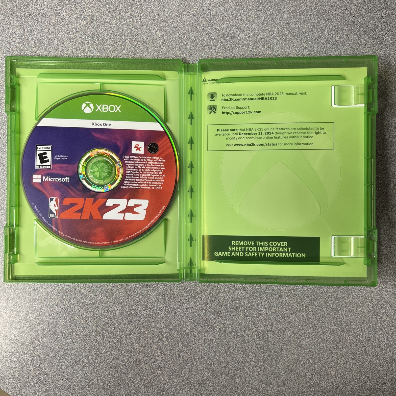 NBA 2K23 – Microsoft Xbox One Free Shipping Very Clean